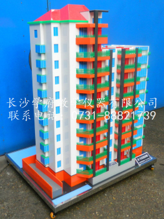 框架-剪力墙高层建筑结构模型